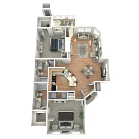 The Villas of Josey Ranch Carrollton FloorPlan 4