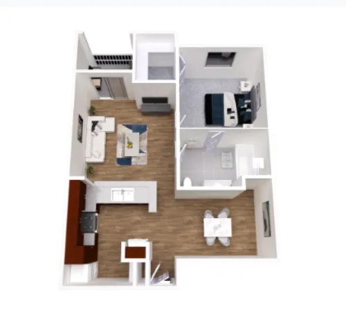 The Vineyards Apartments floor plan 1