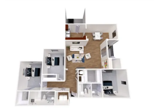 The Vineyards Apartments floor plan 2