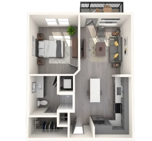 The Warner floor plan 1