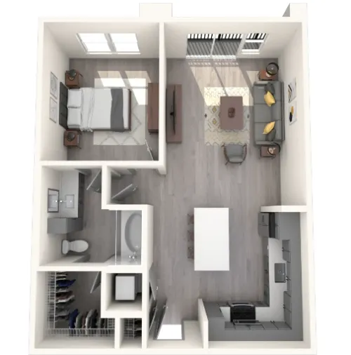 The Warner floor plan 4