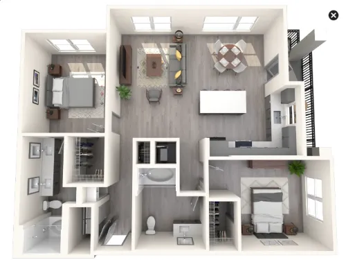 The Warner floor plan 6