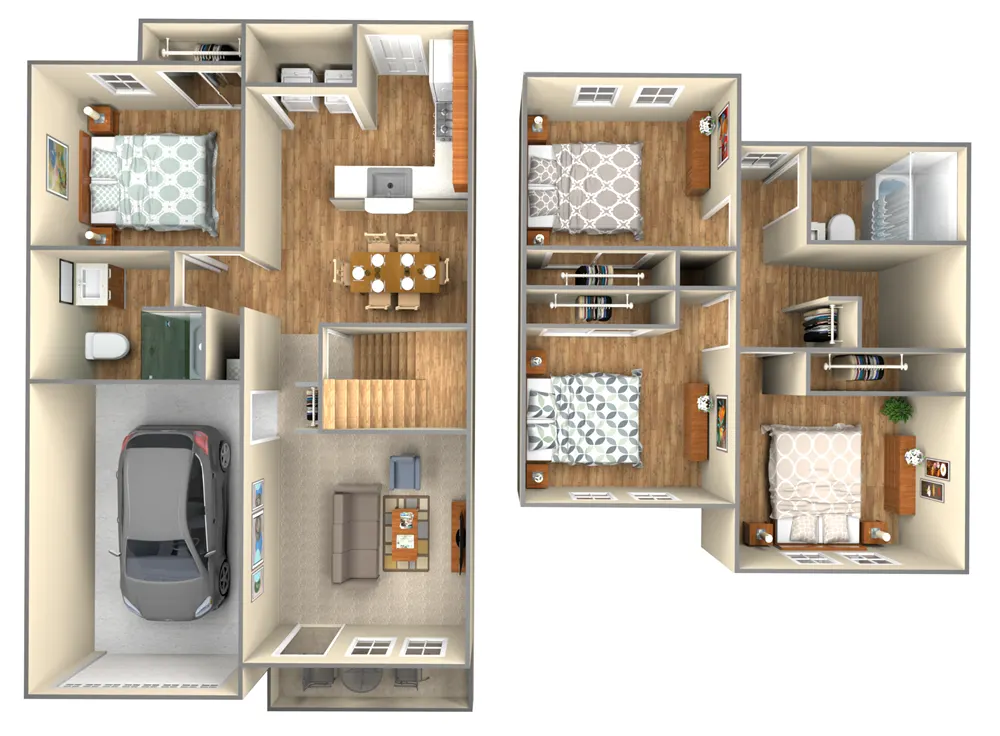 Townhomes at Double Creek floor plan 2