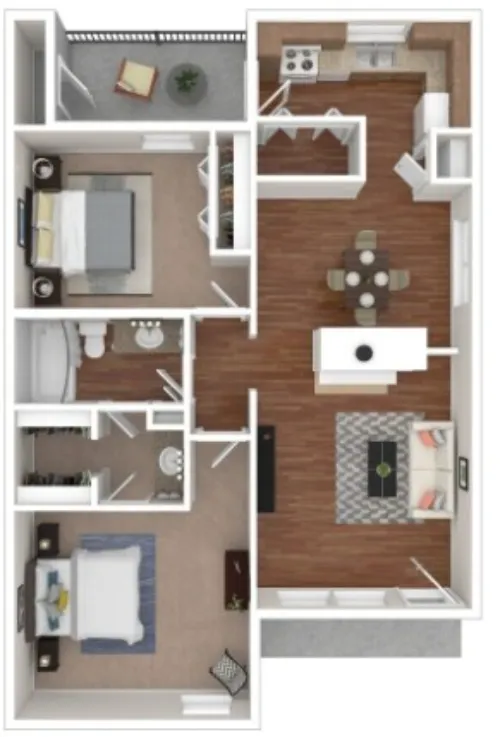 Trinity Crossing Carrollton floorplan 2