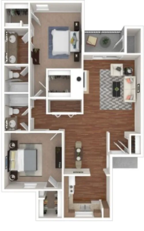 Trinity Crossing Carrollton floorplan 4