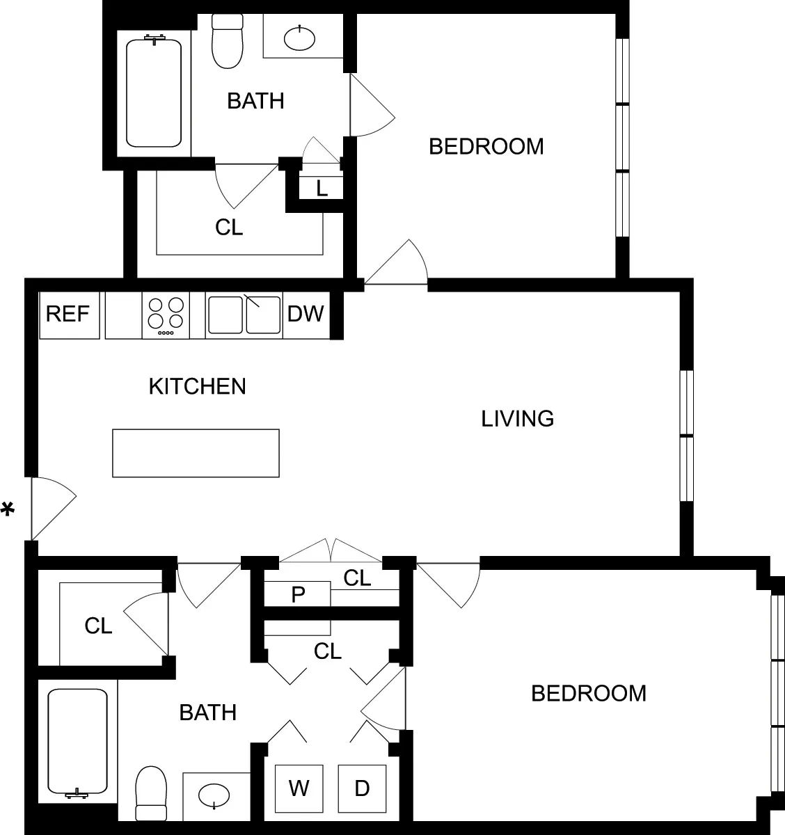 UnionatCarrolltonSquareCarrolltonApartmentFloorplan14