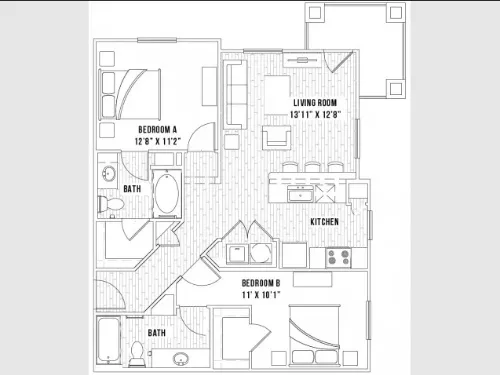 Uptown Square floorplan 10