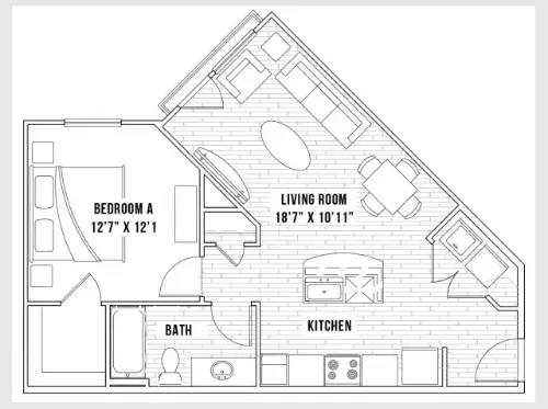 Uptown Square floorplan 6