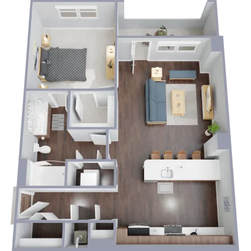 Uptown at Cole Park Floorplan 2