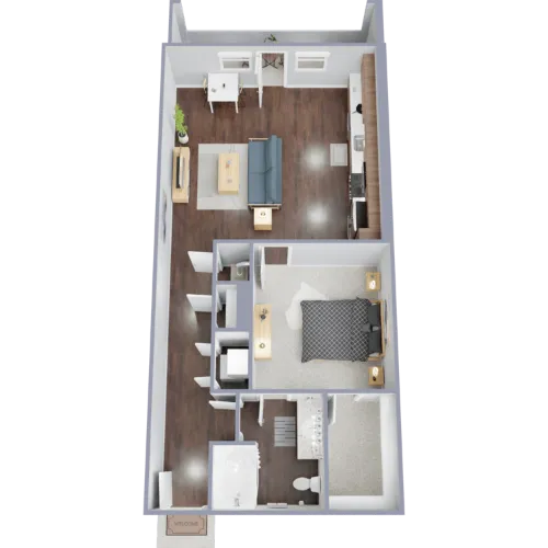 Uptown at Cole Park Floorplan 3