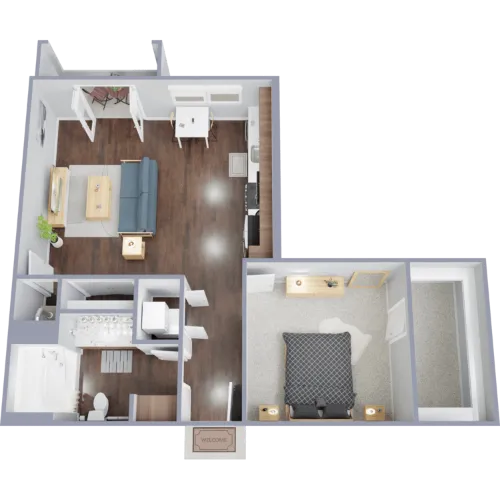 Uptown at Cole Park Floorplan 4