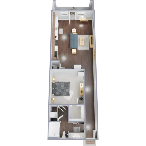 Uptown at Cole Park Floorplan 5