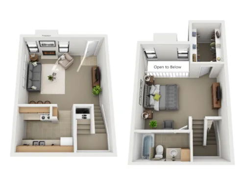 Valley Creek Apartments Garland Floorplan 2