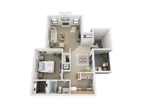 Valley Creek Apartments Garland Floorplan 4