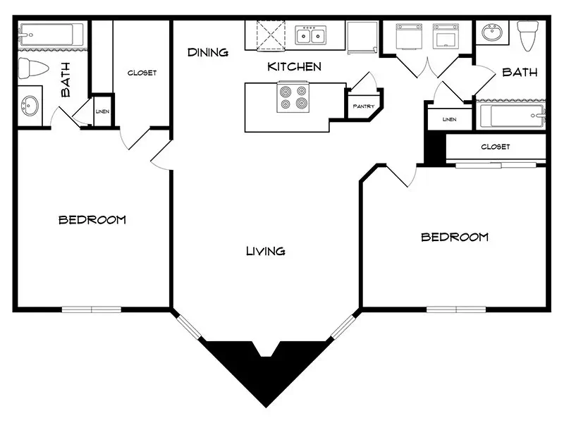 Ventura Landing Apartments Floorplan 4