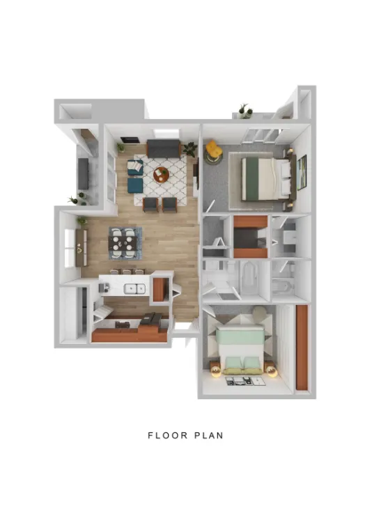 Villa Siena Carrollton Apartment Floor Plan 5