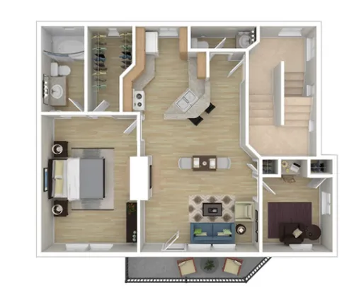 Villas At Parkside floor plan 1