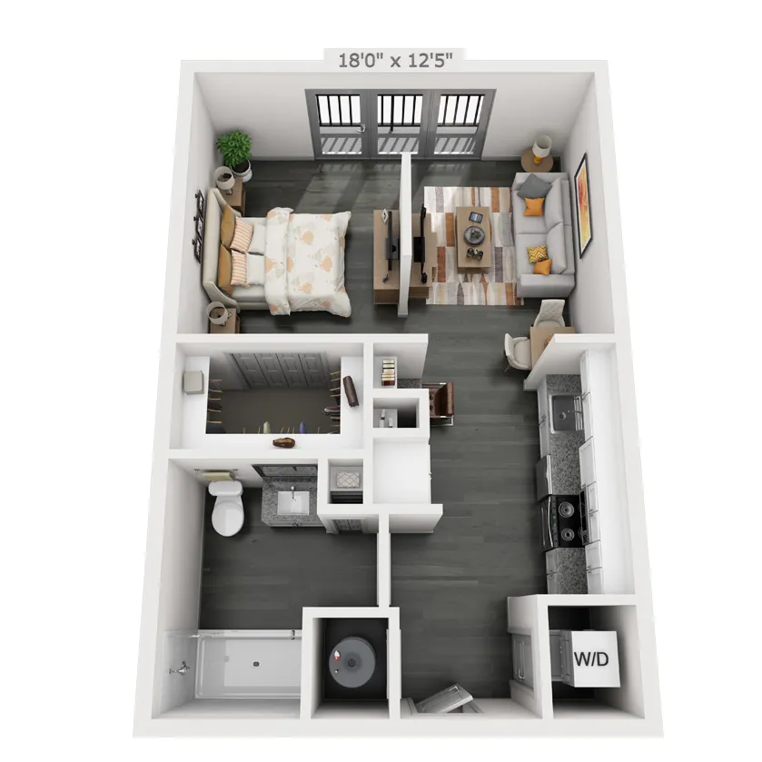 Vitruvian West Addison Apartment Floor Plan 2