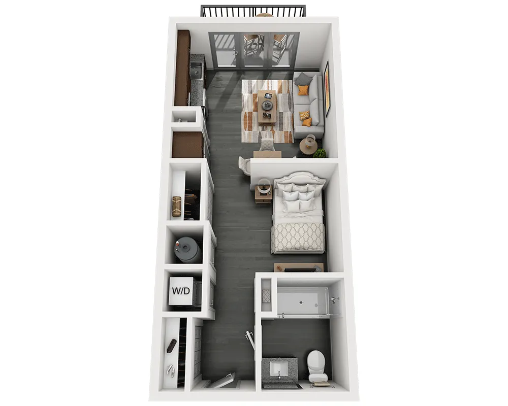 Vitruvian West Addison Apartment Floor Plan 3