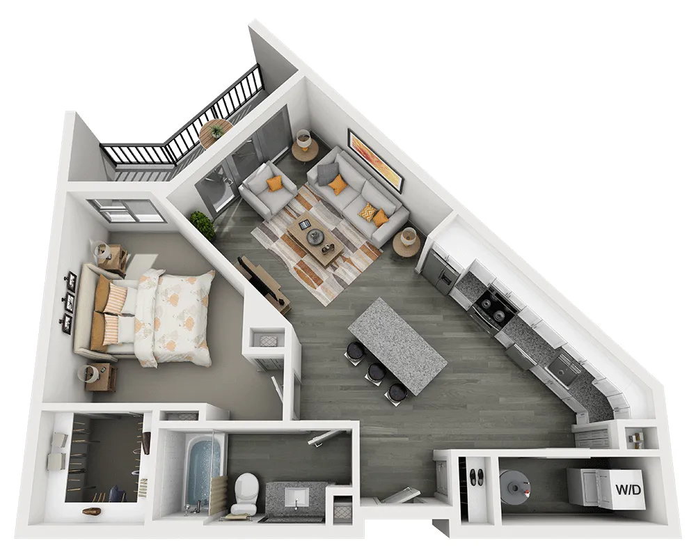 Vitruvian West Addison Apartment Floor Plan 4