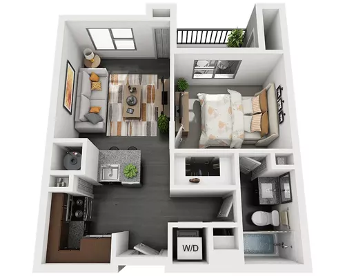 Vitruvian West Phase 3 Addison Floorplan 5