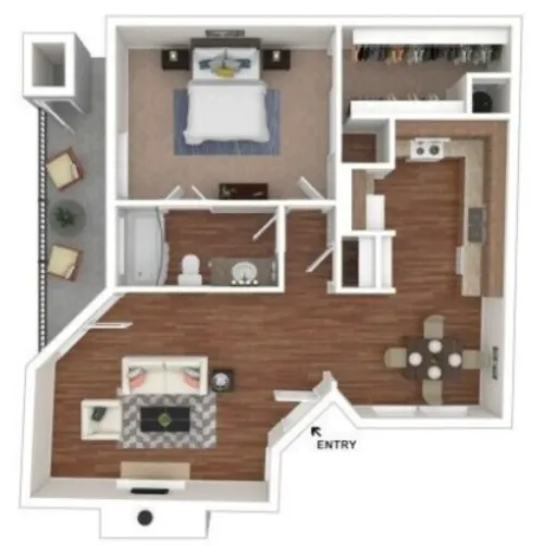 Waterford at the Park Carrollton floorplan 1