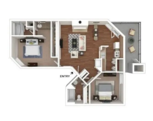 Waterford at the Park Carrollton floorplan 4