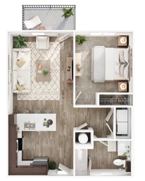 Waters at sunrise floorplan 1