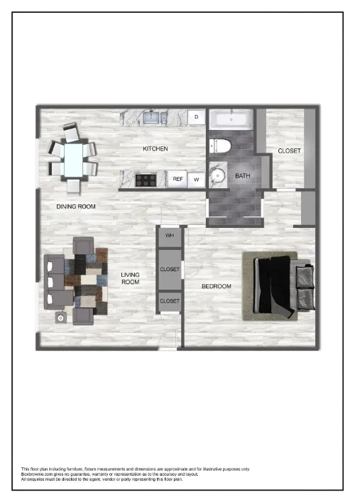 Waterside Apartments Floorplan 1