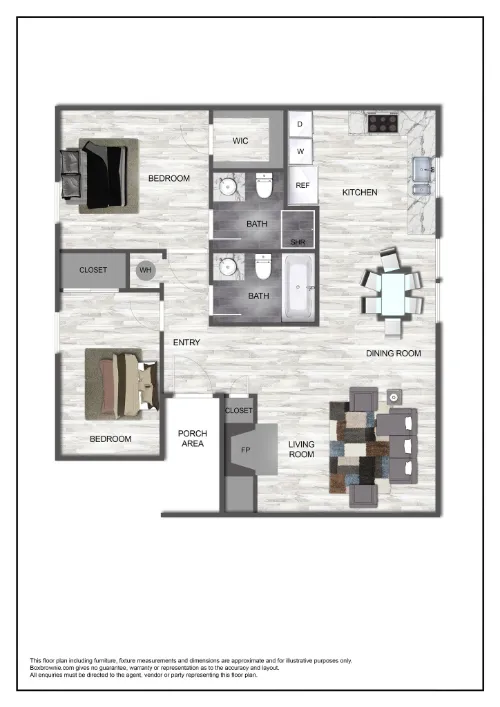 Waterside Apartments Floorplan 2