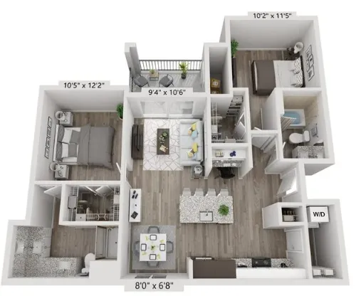 Wells Park floorplan 2