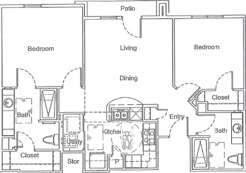 West Ridge Villas McKinney Floorplan 2