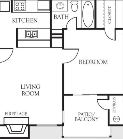 Westfield Apartments floorplan 1