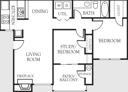 Westfield Apartments floorplan 4