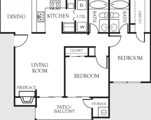 Westfield Apartments floorplan 5