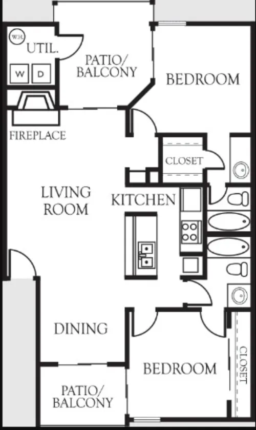 Westfield Apartments floorplan 6