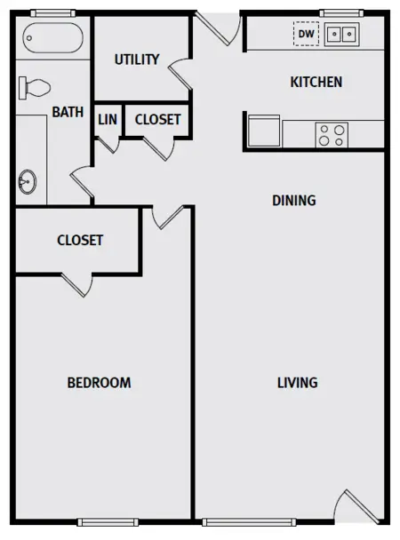 Westwood Townhomes Duncanville FloorPlan 01