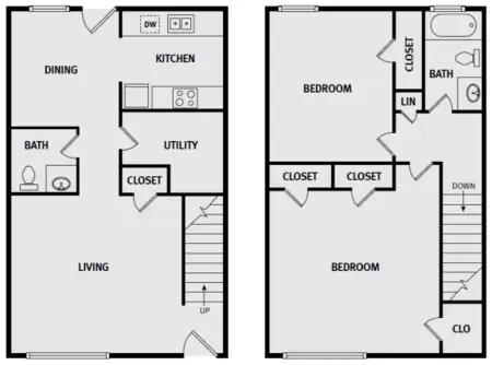 Westwood Townhomes Duncanville FloorPlan 02