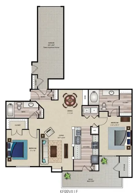 Wind Dance Apartments Carrollton FloorPlan 5