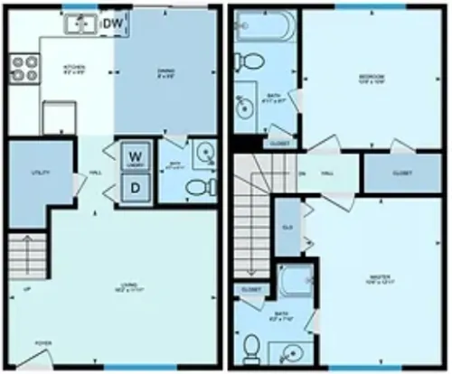 Windmill Townhomes floor plan 2