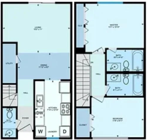 Windmill Townhomes floor plan 3