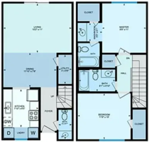 Windmill Townhomes floor plan 4