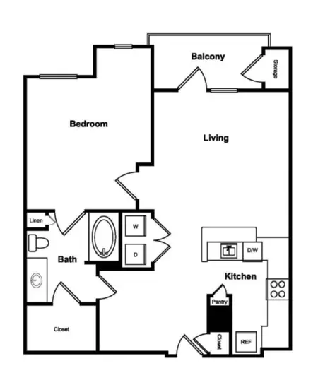 Windsor Mustang Park FloorPlan 1