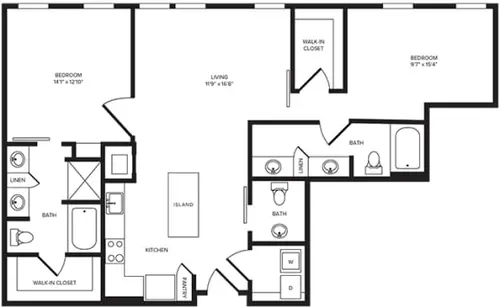 Windsor Turtle Creek FloorPlan 015