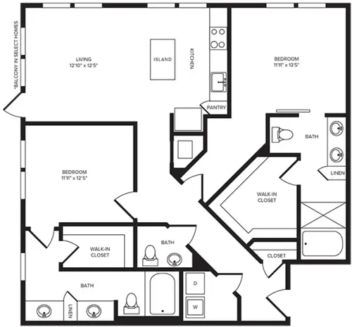 Windsor Turtle Creek FloorPlan 019