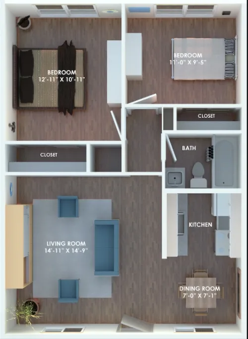 6th Street West floorplan 2