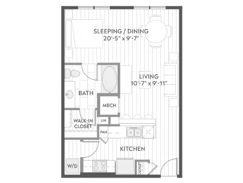 AMLI Branch Park floor plan 1