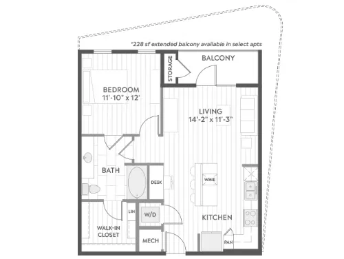 AMLI Branch Park floor plan 2