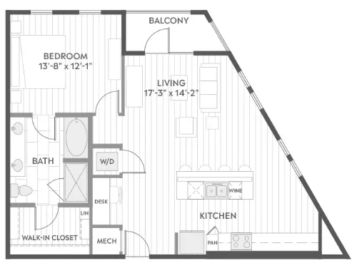 AMLI Branch Park floor plan 7