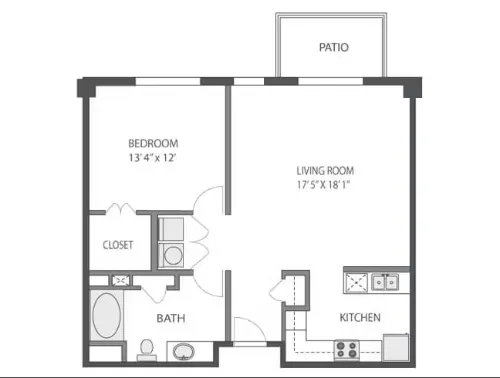 AMLI Downtown floorplan 3